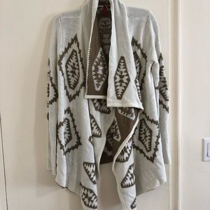 Cream and brown tribal cardigan!!!
